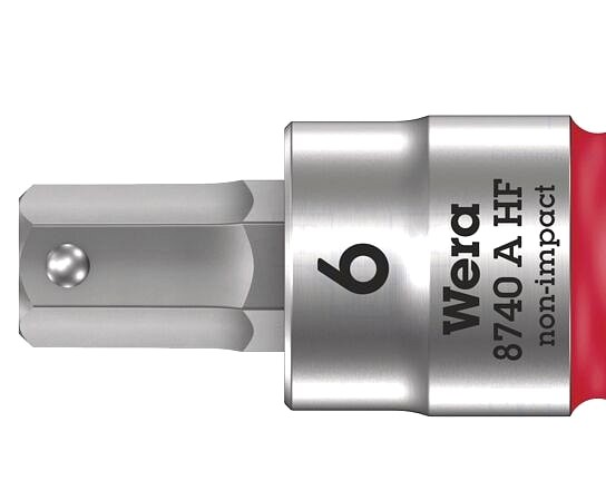 "Socket: Hex Key-Bit; Hex Plus; HEX 6Mm; 1/4\"; Zykl - WERA.05003337001 | EU Stock"-image