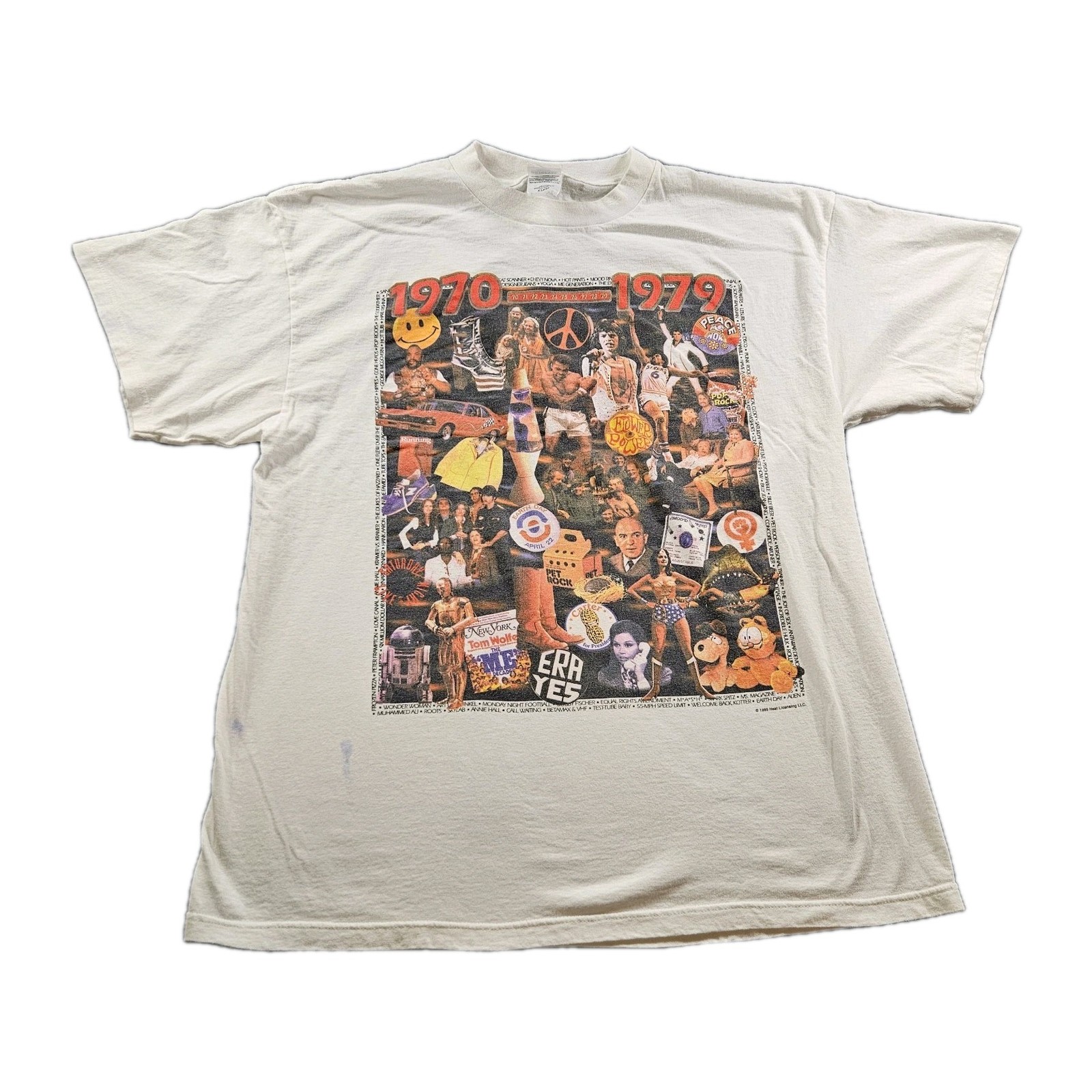 Vintage 1970s Pop Culture Graphic T-Shirt 90s Sports Movies XL FAST SHIPPING