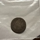 1853 Seated Liberty Silver Quarter