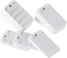 12 Pack Toilet Leveling Shims, Multi Purpose Plastic Shims for White 