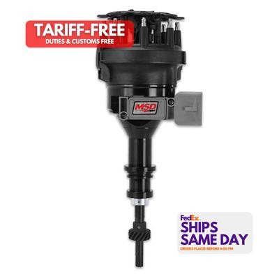 Msd Ignition 84563, One Sbf 5.0L Fits 86-93 Billet Distributor Black Finish 