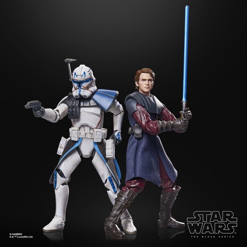 STAR WARS 6" BLACK SERIES COTR - ANAKIN SKYWALKER & CLON CAPITÁN REX *PREVENTA* - Imagen 4 de 5