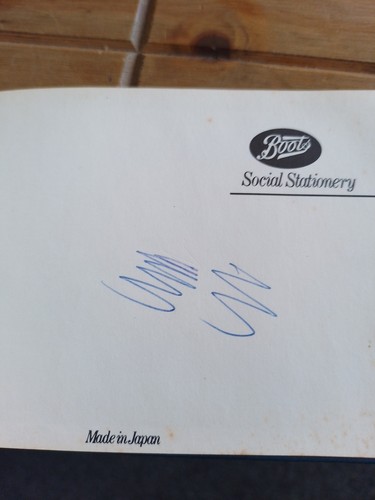 Vintage Manchester United Autogrammbuch mit 8 Autogrammen - Bild 2 von 9