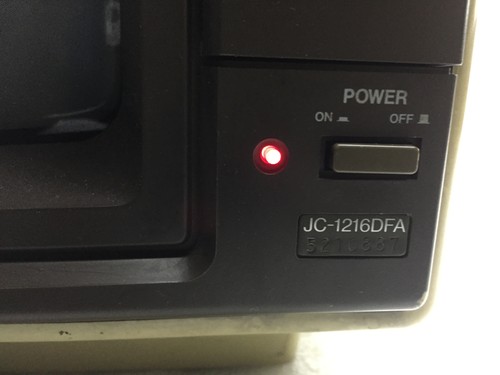 Vintage 1983 NEC 12” JC-1216DFA Color Character Display RGB CRT Monitor - Picture 6 of 7