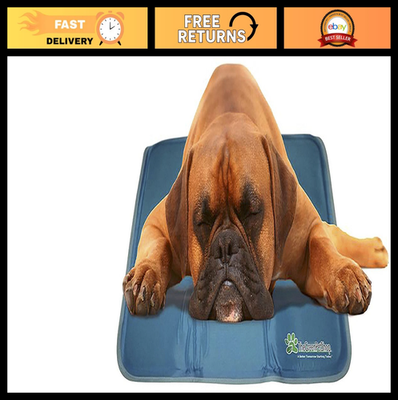 #ad Cooling Pet Mat with Pressure Activated Gel Dog Pad for Home amp; Travel Medium $66.99