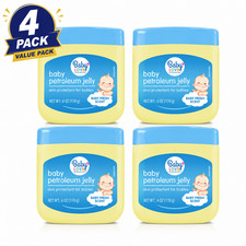 Baby Love Petroleum Jelly 6 oz Baby Fresh Scent Skin Protectant 4 Pack