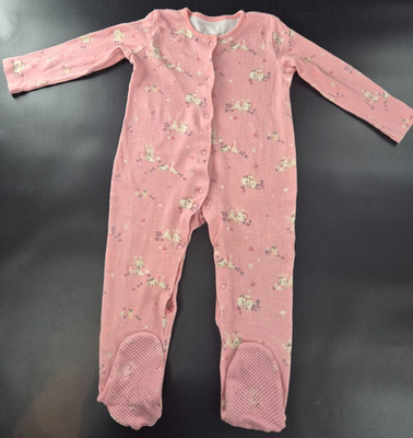 George - süßer Strampler in Gr. 86 / 92 (18 - 24 M) Baby Schlafanzug Einteiler
