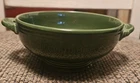 Vintage Fiestaware - Cream soup bowl with handles in forest green (1951-1959)