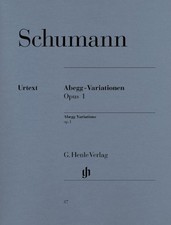 Schumann: Abeck Variations Op.1/Henle/Original version