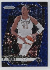 2024 Panini Prizm WNBA Blue Velocity Prizm A'ja Wilson #86 ib6