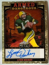 2026 Leaf Metal Lynn Dickey Auto Autograph Armed Super Prismatic Gold #d 1/1