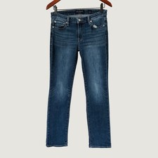 Lucky Brand Womens Skinny Jeans Medium Wash Blue Denim Size 2 26 Regular