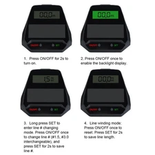 6.3:1 Digital Fishing Baitcasting Reel With Accurate Line Counter Large-Display