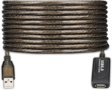 USB 2.0 Type a Male to a Female Active Repeater Extension Cable 30Ft, High Speed