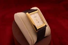 ⌚✨ Vintage Seiko Slim Quartz Gentlemen's Gold Dial ,Dark Brown Dress Watch