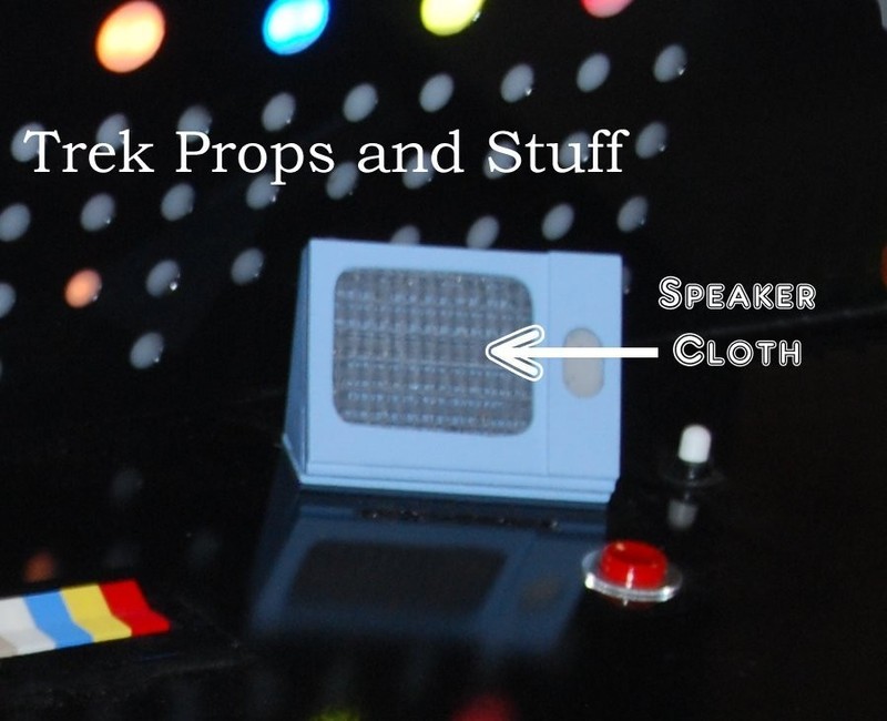 Star Trek Communication Unit Speaker grill Cloth