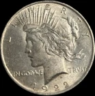 1922 Peace Silver Dollar Choice AU