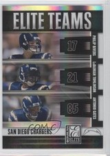 2007 Donruss Elite Teams Black 113/800 Antonio Gates LaDainian Tomlinson HOF q9p