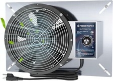 Abestorm 10'' Crawlspace Vent Fan 720CFM Stainless Steel Basement Extractor Fan