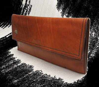 THE BRIDGE Exklusiv LEDERTASCHE Leder HANDTASCHE Abendtasche CLUTCH Top 3506