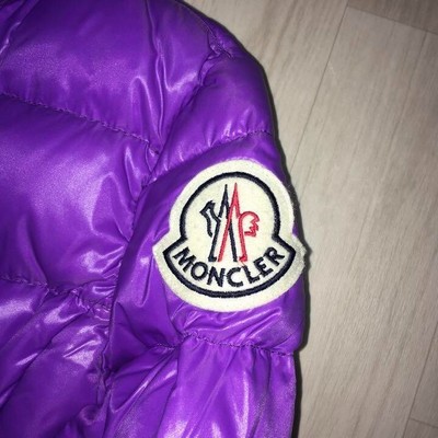 RARE!! MONCLER CLAIRE Down Jacket Purple 46313/60/68950 Size 0  