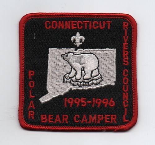 1995-96 Polar Bear Camper Patch, Connecticut Rivers Council Patch