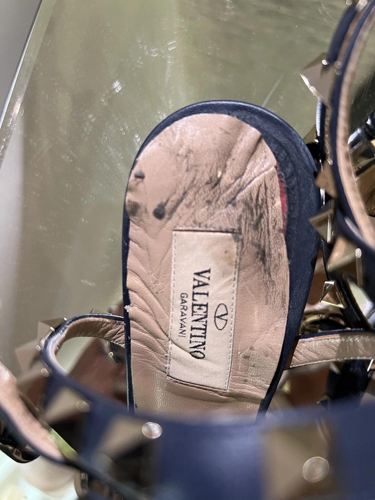 Autentiche décolleté Valentino taglia 40 nere con borchie Valentino