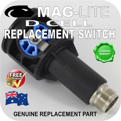 MAGLITE UPGRADE SWITCH ASSEMBLY D CELL PREFIX FLASHLIGHT TORCH GENUINE PART AU