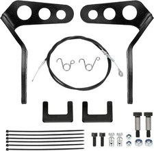 Heavy Duty Go Kart Gas Brake Pedals and Throttle Cable Kit for 196Cc 212Cc