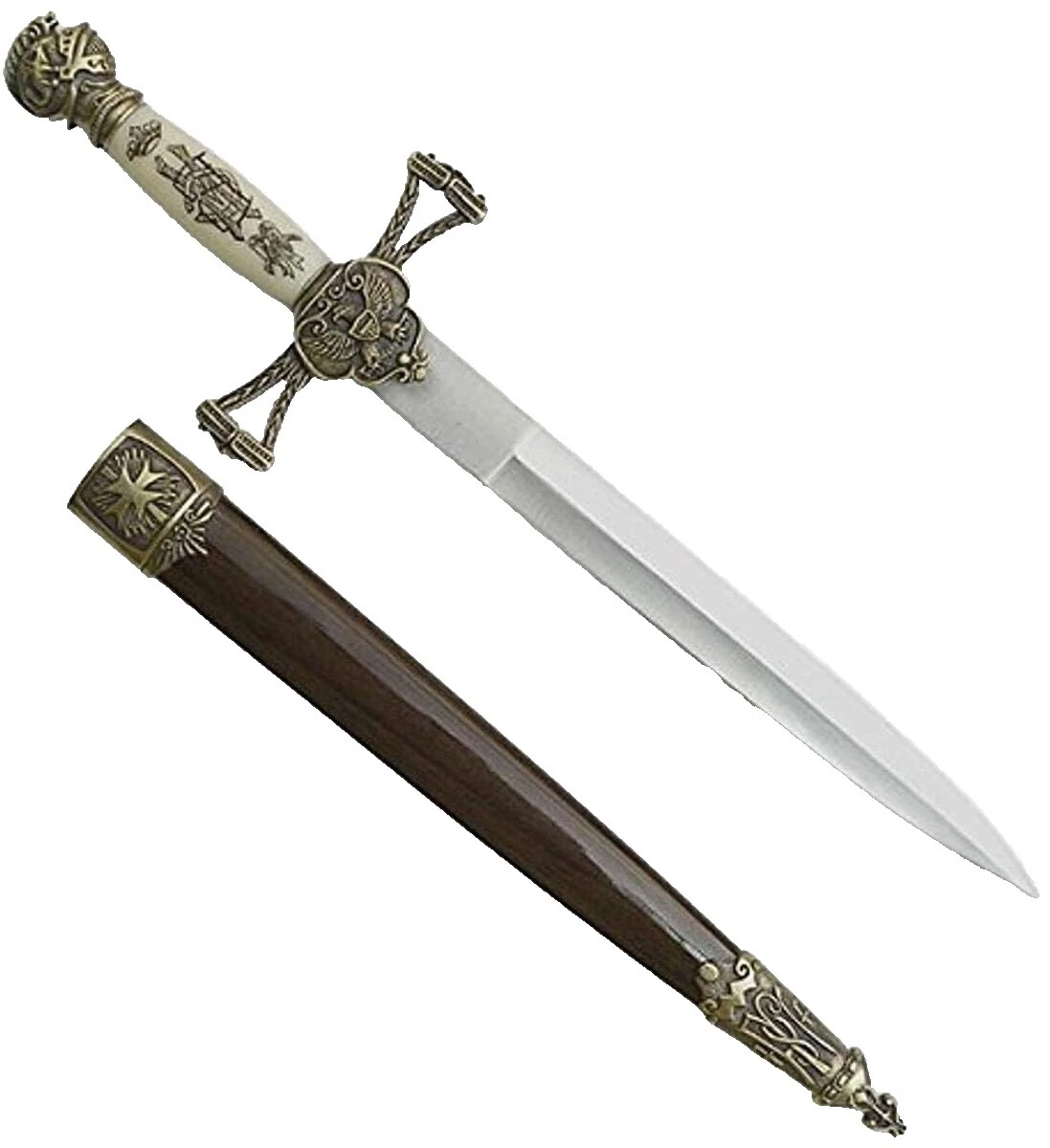 Spear Point Encapsulated Plain Collectible Fixed Blade Knives