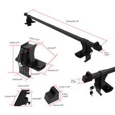 Modula Aluminium Roof Rack For Vauxhall Corsa Van E 15-19