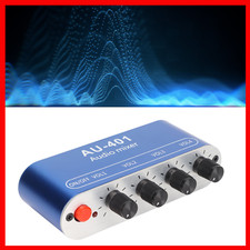 Stereo-Mixer 4-in-1-Ausgang Mini-Audio-Mixer ...