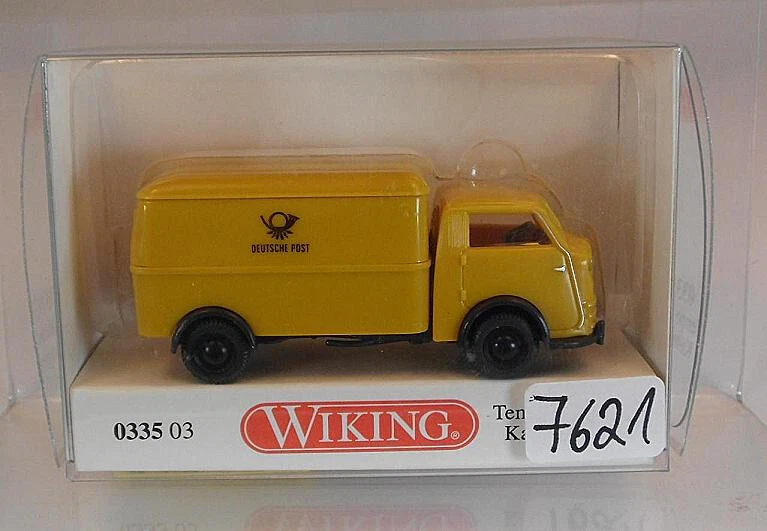 Wiking 1/87 Nr. 0335 03 Tempo Matador Kastenwagen Deutsche Post OVP #7621 - Bild 1 von 1