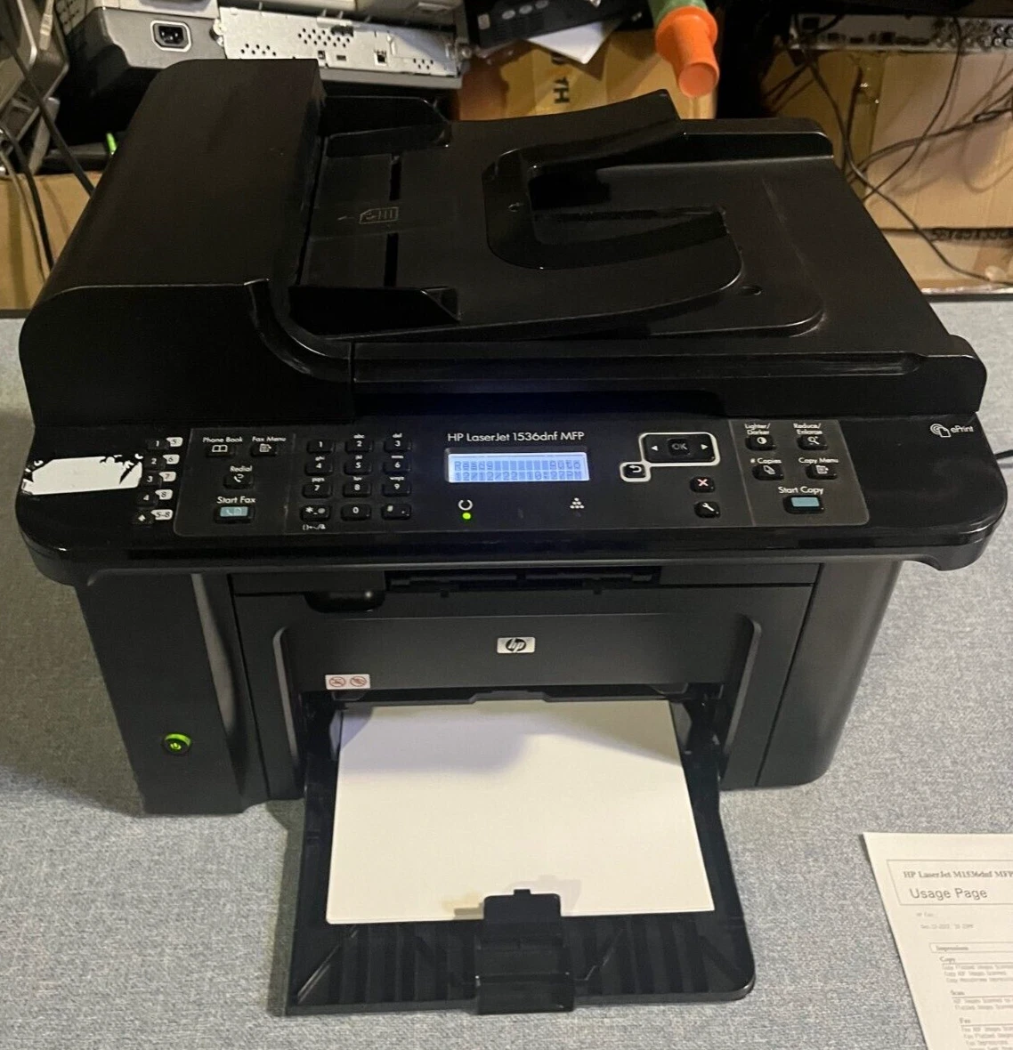 HP LaserJet Pro 1536dnf MFP CE538A Printer [Page Count:34037] | EBay