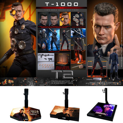 1/6 Scale Action Figure Display Stand Star Terminator 2 Judgment Day T-1000