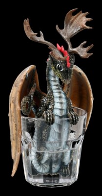 Drachen Figur - Vodka - Stanley Morrison Fantasy Drache Drink Dekostatue