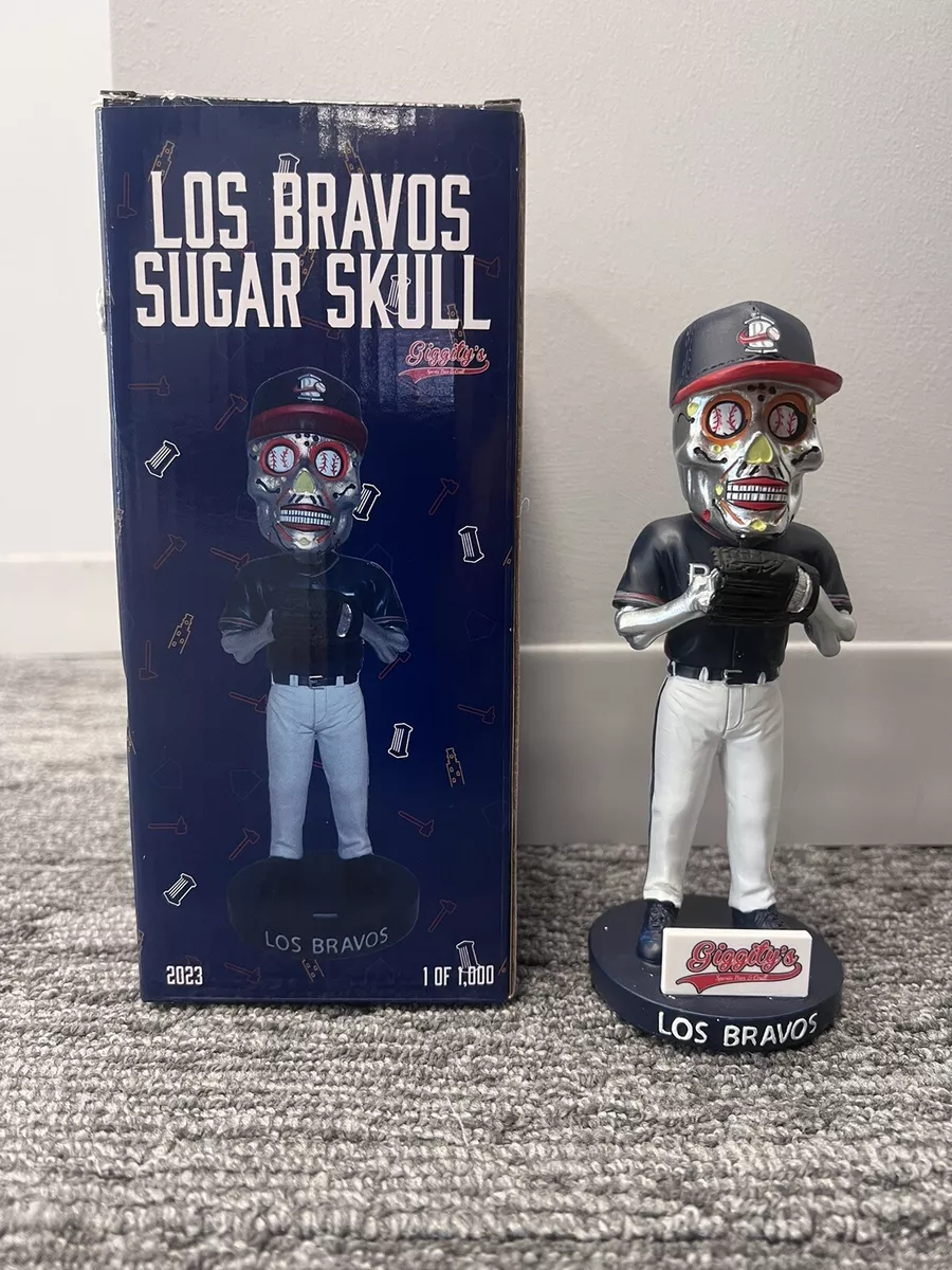 Rome Braves Los Bravos Sugar Skull Bobblehead Atlanta Braves Affiliate