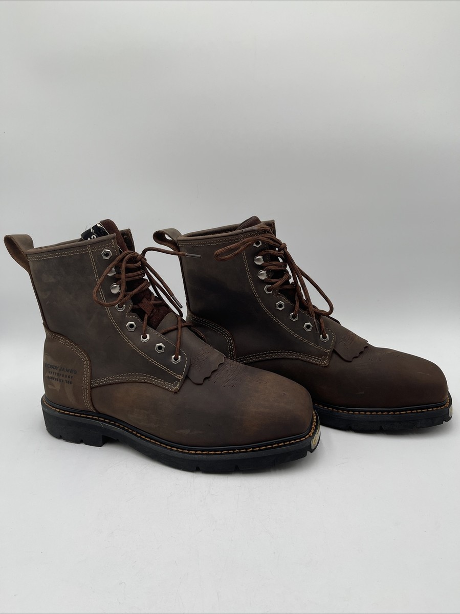 Cody James® Men\'s Waterproof Lace-Up Western Work Boots Size 12D Cody James® Men main image 2