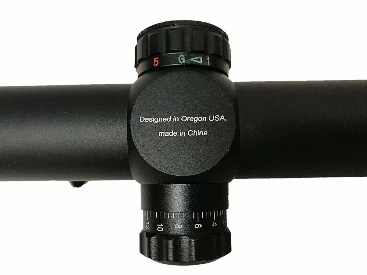 Ade Optics 1-4x24 Riflescope - Illuminated Mil Dot Second Focal Plane