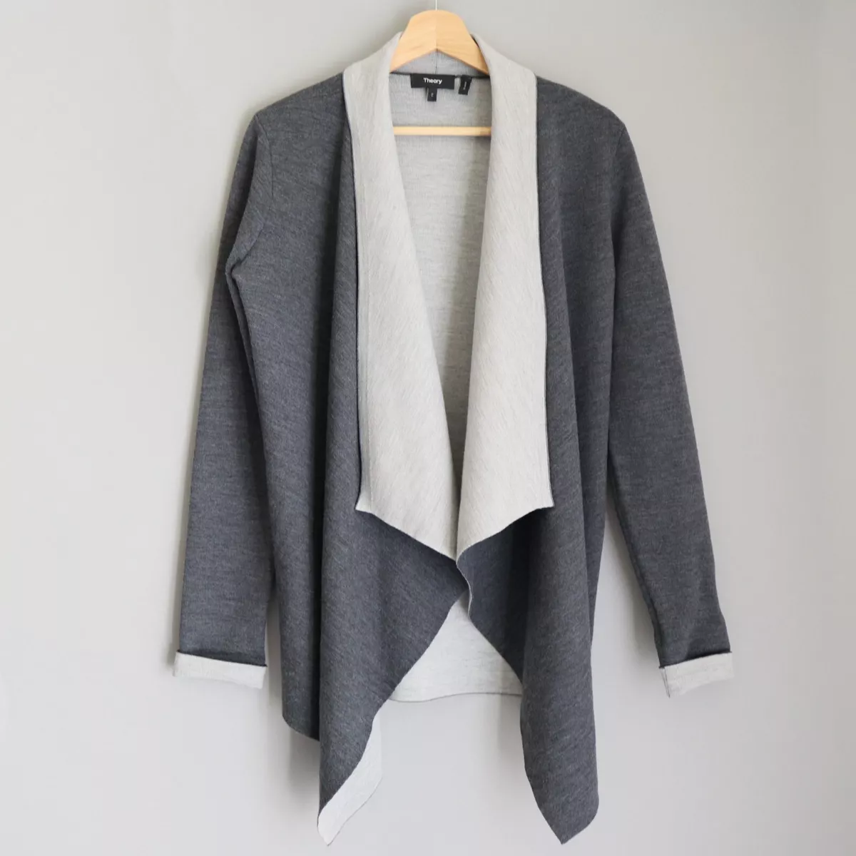 Theory waterfall cardigan clearance