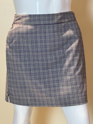 E.P PRO Women s Golf SKIRT-Skort Purple and Gray Sz 14. (61)