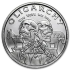 2016 Oligarchy V2.5 Reverse Proof 1 oz. Silver Shield w / Box COA - RARE