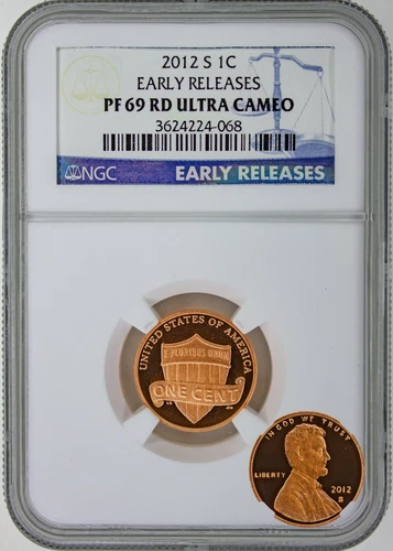2012 S Lincoln Cent NGC PF 69 RD ULTRA CAMEO Early Releases