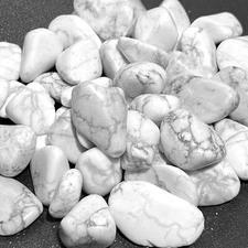 White Howlite Tumbled Stones (By The Piece Or Pound) Wholesale Gemstones