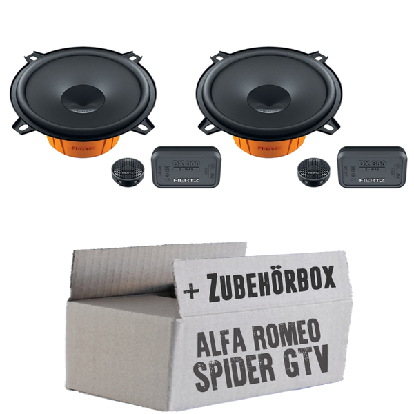 Alfa Romeo Spider + GTV Front - Hertz 13Cm Lautsprecher TüR Vorne - Einbauset-image