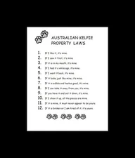 Australian Kelpie - CUSTOM MATTED - Dog Art Print - P/L