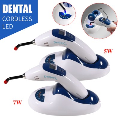 Dental Cordless Wireless LED Curing Light Lamp Teeth Whitening Blue Lights Multi