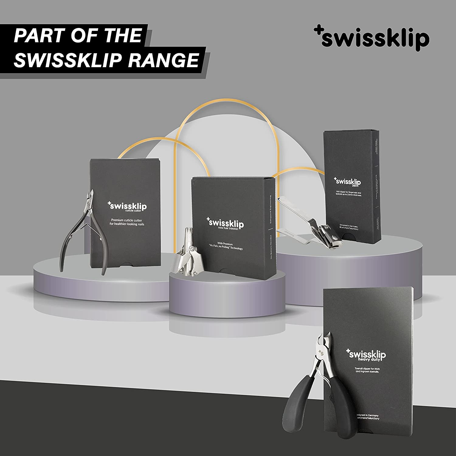 Swissklip Heavy Duty Toenail Clippers for Seniors Thick Toenails I