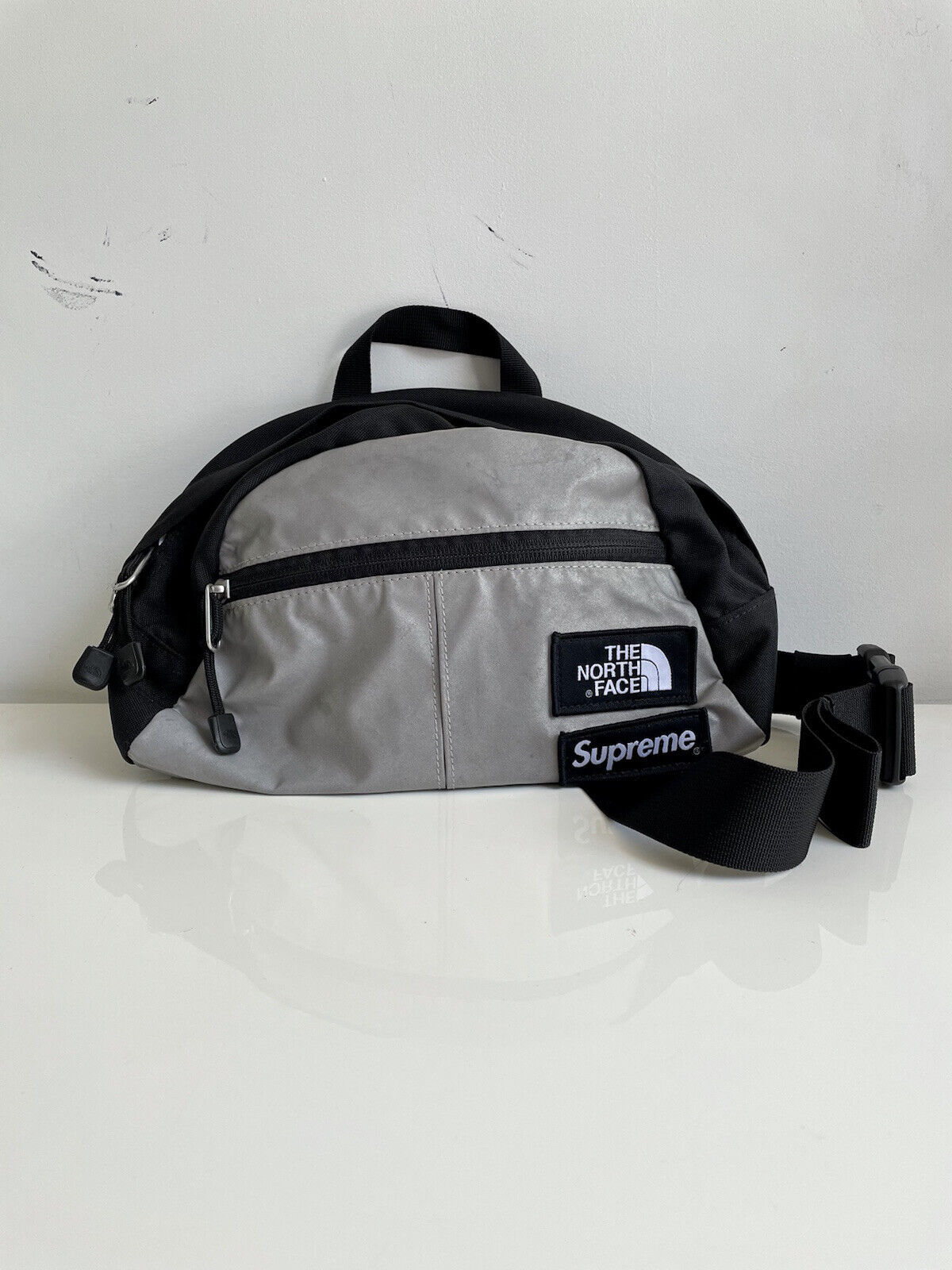 Supreme SS13 × The North Face Roo 2 Waist Bag (Black) Red Box Logo TNF