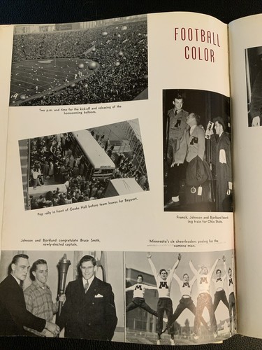1941 Yearbook Minnesota Gophers Football Bruce Smith Heisman Trophy NCAA #1600 - Picture 14 of 24
